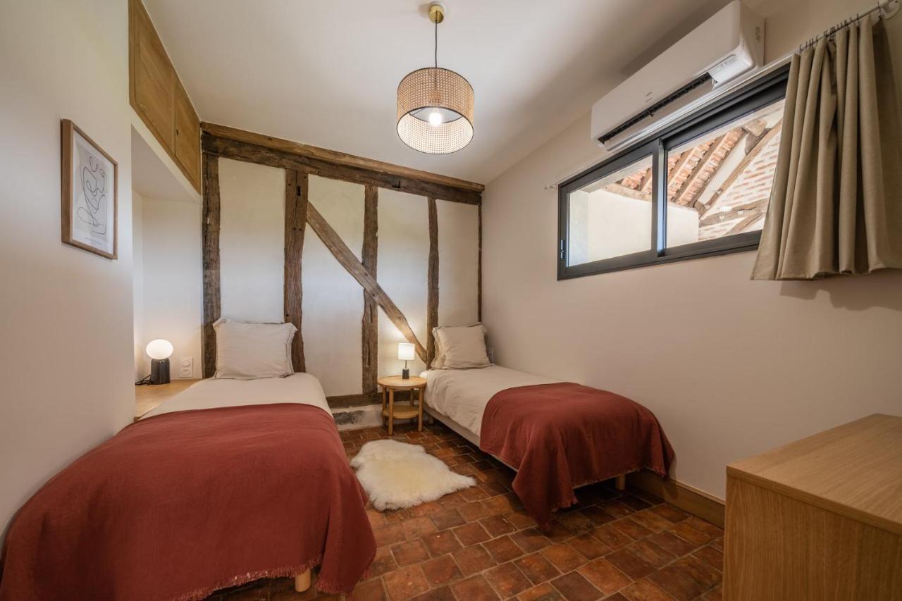La Grange De Leonie, Chambres D'Hotes Avec Piscine Et Spa Mery-sur-Cher Ngoại thất bức ảnh